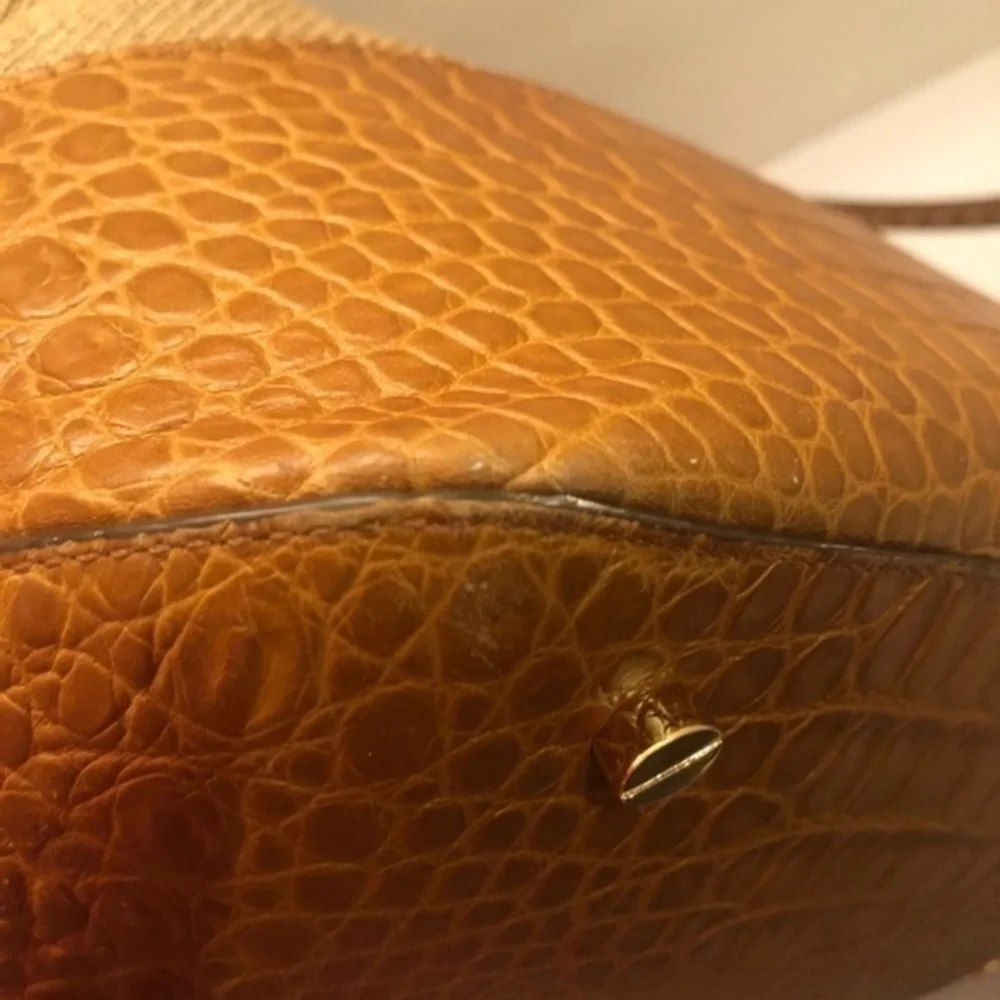 Michael kors collection embossed leather tote bag